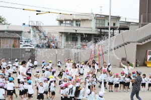 シャボン玉ショー！